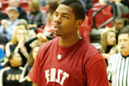 Jacobe Edmondson and the Red Wolves fell Jan. 16 at Brescia University.