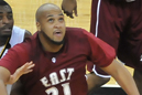 Noah Douglas and the Red Wolves play at College of Mount St. Joseph on Feb. 6.