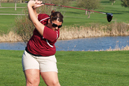 Kelli Moore represented IU East in the J.C. Penney Women's Apparel Spring Golf Classic.