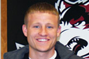 IU East tennis signee Josh Morris (center) with family friend Kelly Bicknell (left) and IU East coach Mike Sherer.