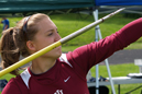 Vanessa Legg will take part in her first javelin competition.