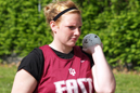 Kait Ervin recorded a season best in the shot put on May 1.