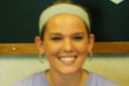 Cheltsi Hinners (left) and IU East tennis coach Mike Sherer