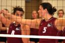 Lauren Crump (left) and Breezy Strete were named to the AVCA All-Northeast Region team.