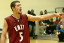 Tyler Rigby led IU East with 18 points and 10 rebounds