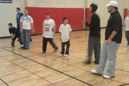IU East golfers played dodge ball against local youngsters.