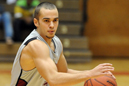 Brent Burris and the Red Wolves beat Purdue University Calumet on Dec. 12.