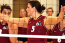 Breezy Strete (right), Lauren Crump and the Red Wolves opened their preseason Aug. 14.