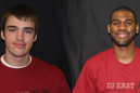 Chris Young (left) and Terrell Johnson will play for the men's basketball developmental squad