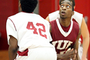 Bakari Smith and the Red Wolves play at CCU on Jan. 26.