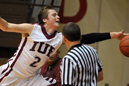 Tyler Fangman scored nine points for IU East.
