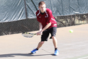 Ty Butler won in singles and doubles.