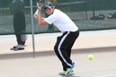 Brian Luke won in singles and doubles on April 16.