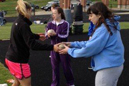 IU East track and field athletes practiced with Special Olympians on April 24.