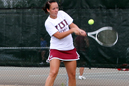 Kristi Henderson played No. 2 doubles and No. 6 singles.