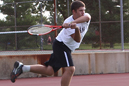 Brian Luke won at No. 6 singles.