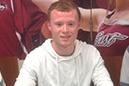 Matthew Flood (middle, with family) will compete in track and field for IU East.