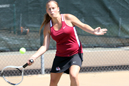Chelsea Helms went three sets in her IU East debut.