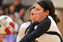 Allison Gutierrez made 15 digs in two IU East wins.
