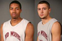 Jacobe Edmondson (left) and Tyler Rigby depart for Italy on May 20.