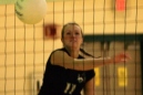 Kristen Mahoney had two block solos and a block assist against Marian University.