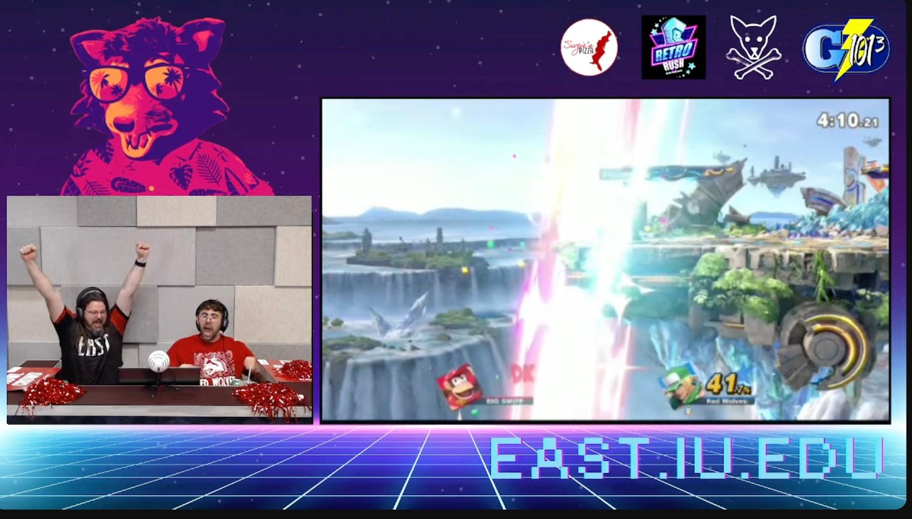 Red Wolves Defeat Siena 2-1 in Super Smash Bros Opening Round