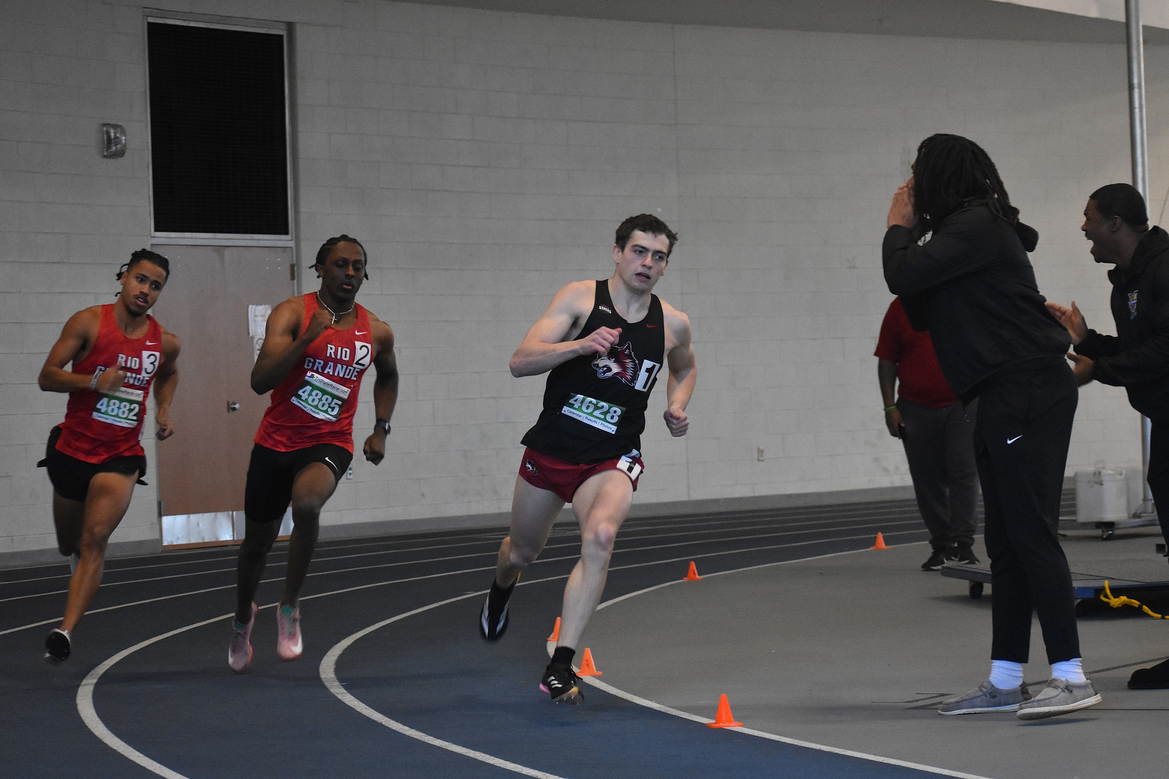 Brody Puckett won the men's 600 meters at the RSC Championships on Feb. 20, 2026.